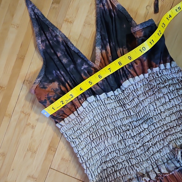 Hand Dyed Beautful Full Maxi Gown Dress - Picture 6 of 8